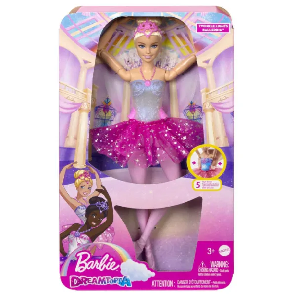 Păpușă Mattel Barbie Dreamtopia HLC25  balerină / 3+ photo 6 Păpușă Mattel Barbie Dreamtopia HLC25  balerină / 3+ photo 6