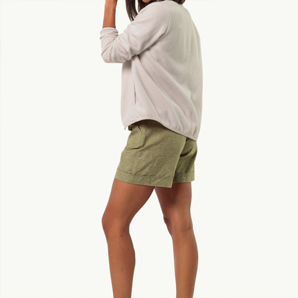 Шорты для женщин Jack Wolfskin Karana Shorts W L/ Dark Olive Green photo 4
