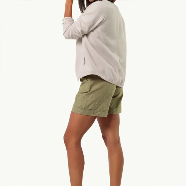 Шорты для женщин Jack Wolfskin Karana Shorts W L/ Dark Olive Green photo 5