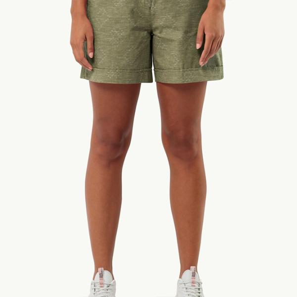 Шорты для женщин Jack Wolfskin Karana Shorts W M/ Dark Olive Green photo 6