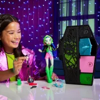 Набор Mattel Monster High Neon Frigh Ghoulia Yelps HNF81 модель / 4+ photo 6