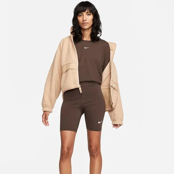 Шорты для женщин Nike Nsw Nk Clsc Hr 8In Short XS/ Коричневый photo 7