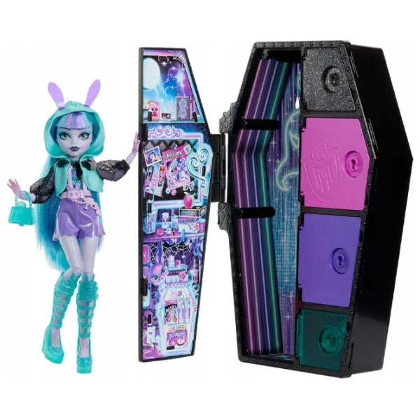 Набор Mattel Monster High Neon Frigh Twyla HNF82 модель/ 4+ photo 4 Набор Mattel Monster High Neon Frigh Twyla HNF82 модель/ 4+ photo 4