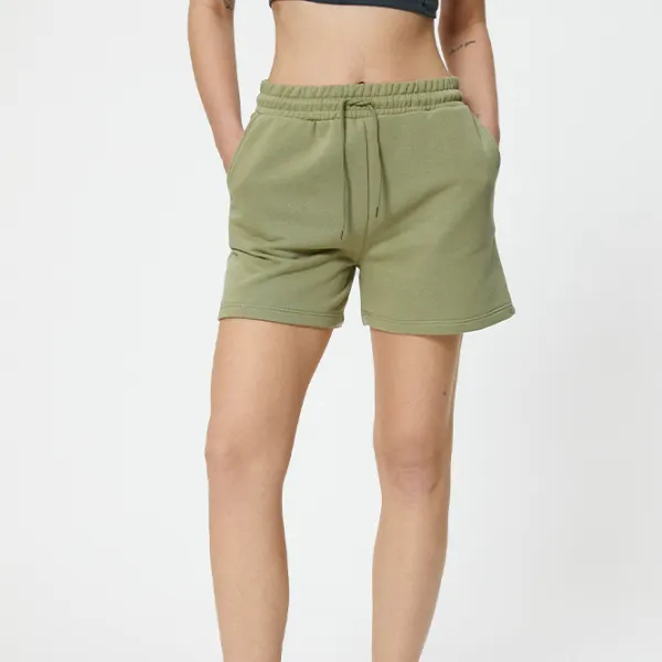 Pantaloni scurți pentru femei Koton 4SAL40005IK XS/ Khaki photo 2