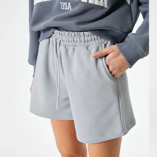 Pantaloni scurți pentru femei Koton 4SAL40005IK XS/ Grey photo 2 Pantaloni scurți pentru femei Koton 4SAL40005IK XS/ Grey photo 2