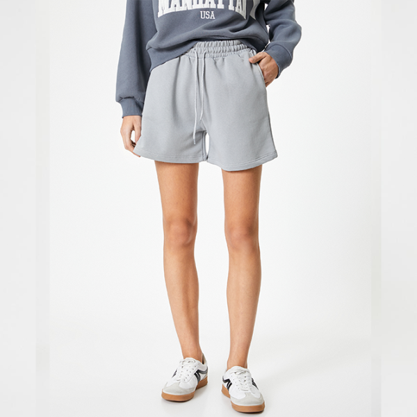 Pantaloni scurți pentru femei Koton 4SAL40005IK XS/ Grey photo 3 Pantaloni scurți pentru femei Koton 4SAL40005IK XS/ Grey photo 3