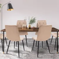 Scaun de bucătărie Jumi Piado SD-998643 Stofă/ Beige photo 6
