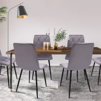 Scaun de bucătărie Jumi Piado SD-998667 Stofă/ Gray photo 5