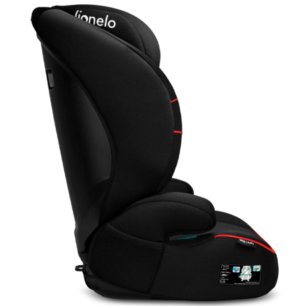 Детское автокресло Lionelo Lars I-Size Sporty 3 года - 12 лет/ 36 кг/ Черный photo 5