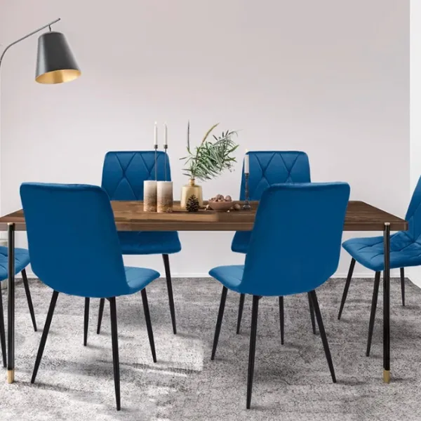 Кухонный стул Jumi Piado SD-276635 Ткань/ Тёмно синий photo 5 Кухонный стул Jumi Piado SD-276635 Ткань/ Тёмно синий photo 5