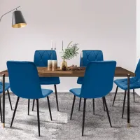 Scaun de bucătărie Jumi Piado SD-276635 Stofă/ Dark Blue photo 5
