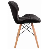 Scaun de bucătărie Jumi Velvet SD-940369 Catifea/ Black photo 2