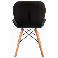 Scaun de bucătărie Jumi Velvet SD-940369 Catifea/ Black photo 4
