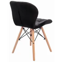 Scaun de bucătărie Jumi Velvet SD-940369 Catifea/ Black photo 5