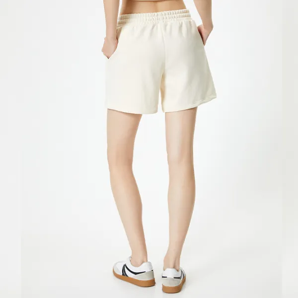 Шорты для женщин Koton 4SAL40005IK M/ Бежевый photo 4 Шорты для женщин Koton 4SAL40005IK M/ Бежевый photo 4