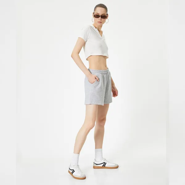 Pantaloni scurți pentru femei Koton 4SAL40005IK XS/ Dark Grey photo 6 Pantaloni scurți pentru femei Koton 4SAL40005IK XS/ Dark Grey photo 6