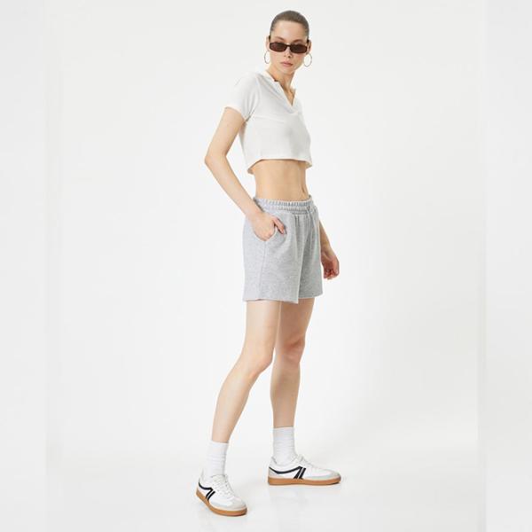 Pantaloni scurți pentru femei Koton 4SAL40005IK XS/ Dark Grey photo 6 Pantaloni scurți pentru femei Koton 4SAL40005IK XS/ Dark Grey photo 6
