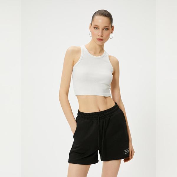 Шорты для женщин Koton 4SAL40011IK L/ Черный photo 6