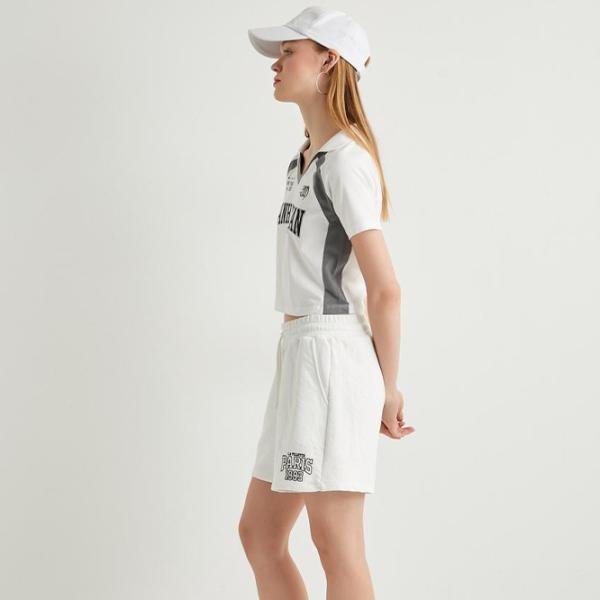 Pantaloni scurți pentru femei Koton 4SAL40009IK XL/ White photo 3 Pantaloni scurți pentru femei Koton 4SAL40009IK XL/ White photo 3