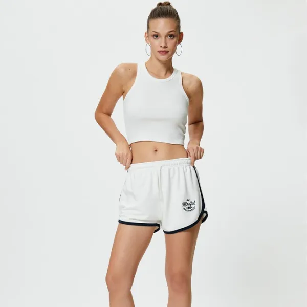 Pantaloni scurți pentru femei Koton 4SAL40003IK L/ White photo 3