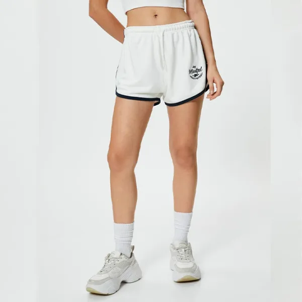 Pantaloni scurți pentru femei Koton 4SAL40003IK L/ White photo 4