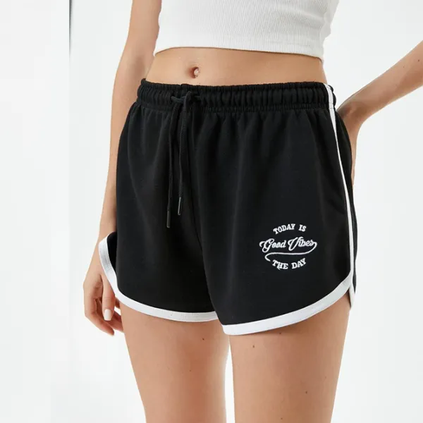 Pantaloni scurți pentru femei Koton 4SAL40012IK L/ Black photo 2 Pantaloni scurți pentru femei Koton 4SAL40012IK L/ Black photo 2