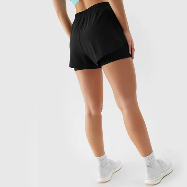 Pantaloni scurți pentru femei 4F 4FWSS24TFSHF497-20S S/ Black photo 2 Pantaloni scurți pentru femei 4F 4FWSS24TFSHF497-20S S/ Black photo 2