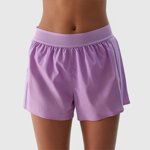 Pantaloni scurți pentru femei 4F 4FWSS24TFSHF502-51S M/ Purple photo 2