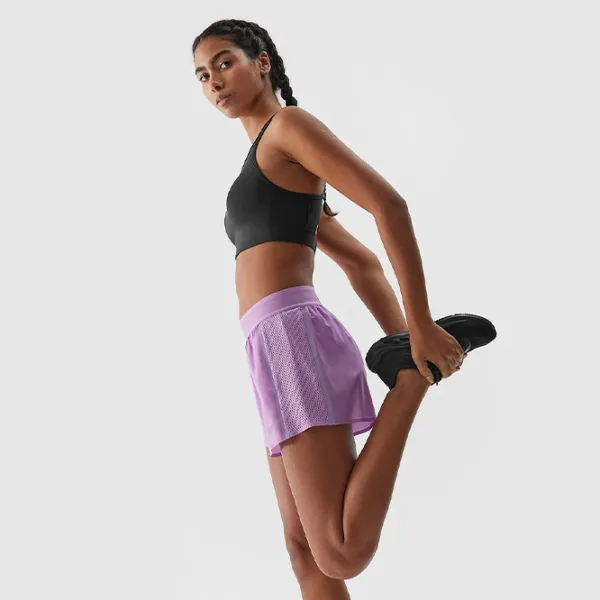 Pantaloni scurți pentru femei 4F 4FWSS24TFSHF502-51S L/ Purple photo 2 Pantaloni scurți pentru femei 4F 4FWSS24TFSHF502-51S L/ Purple photo 2