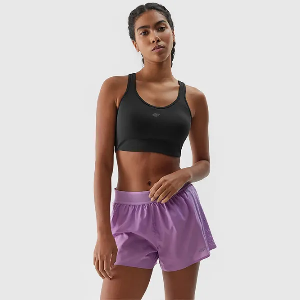 Pantaloni scurți pentru femei 4F 4FWSS24TFSHF502-51S L/ Purple photo 3 Pantaloni scurți pentru femei 4F 4FWSS24TFSHF502-51S L/ Purple photo 3