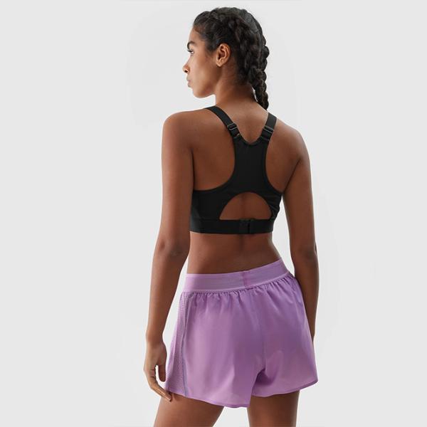 Pantaloni scurți pentru femei 4F 4FWSS24TFSHF502-51S L/ Purple photo 4 Pantaloni scurți pentru femei 4F 4FWSS24TFSHF502-51S L/ Purple photo 4