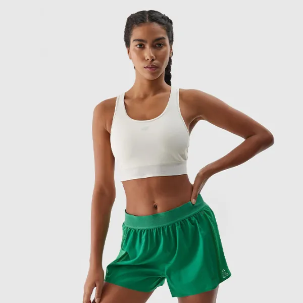 Pantaloni scurți pentru femei 4F 4FWSS24TFSHF502-41S S/ Green photo 4 Pantaloni scurți pentru femei 4F 4FWSS24TFSHF502-41S S/ Green photo 4