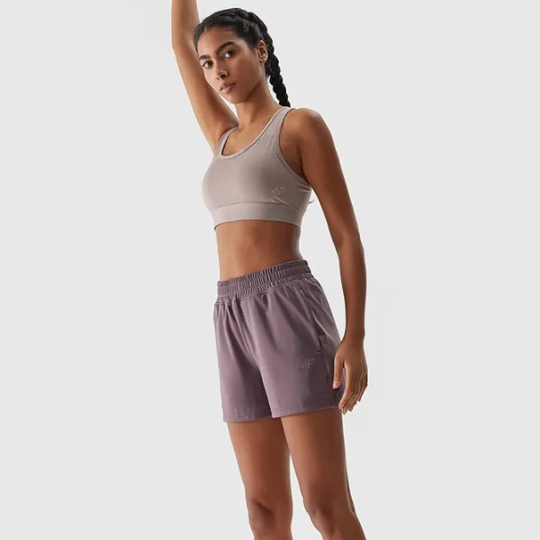 Pantaloni scurți pentru femei 4F 4FWSS24TFSHF386-82S XS/ Maron photo 3 Pantaloni scurți pentru femei 4F 4FWSS24TFSHF386-82S XS/ Maron photo 3
