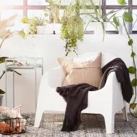 Садовый стул Ikea Skarpo Пластик/ Пластик/ Белый photo 4