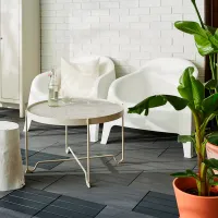 Садовый стул Ikea Skarpo Пластик/ Пластик/ Белый photo 5