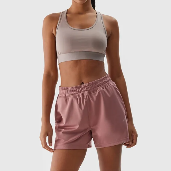 Pantaloni scurți pentru femei 4F 4FWSS24TFSHF386-56S L/ Pink photo 2