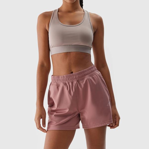 Pantaloni scurți pentru femei 4F 4FWSS24TFSHF386-56S L/ Pink photo 2