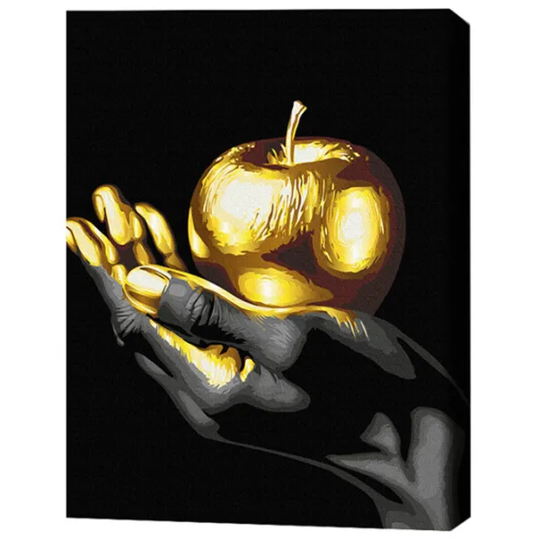 Картина по номерам BrushMe Золотой фрукт BSB0011FC 50 x 40 см/ Вертикальная photo 3