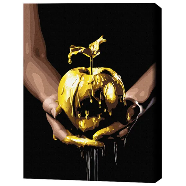 Картина по номерам BrushMe Золотой соблазн BSB0008FC 50 x 40 см/ Вертикальная photo 3