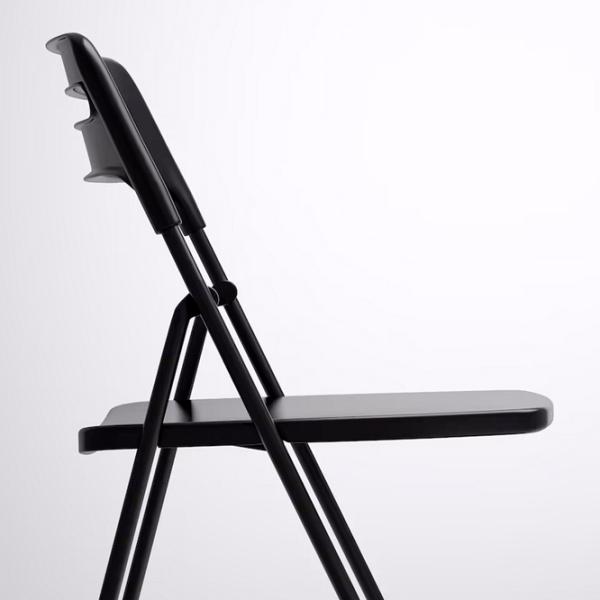 Садовый стул Ikea Nisse Пластик/ Пластик/ Черный photo 2 Садовый стул Ikea Nisse Пластик/ Пластик/ Черный photo 2
