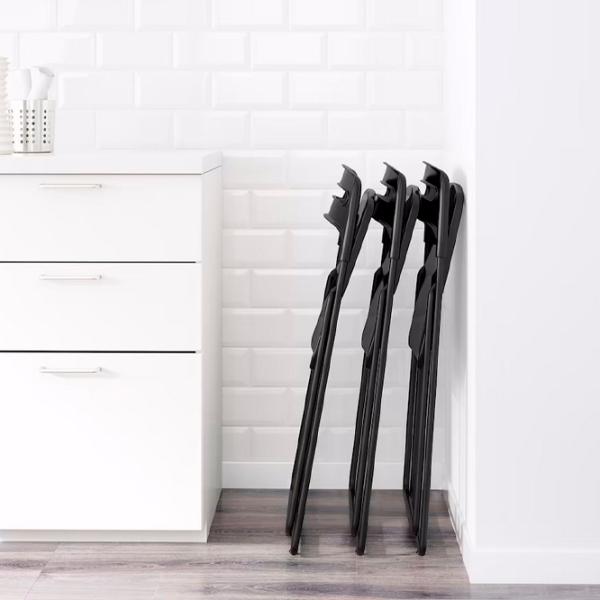 Садовый стул Ikea Nisse Пластик/ Пластик/ Черный photo 4 Садовый стул Ikea Nisse Пластик/ Пластик/ Черный photo 4