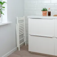 Садовый стул Ikea Frosvi Массив/ Дерево/ Белый photo 7