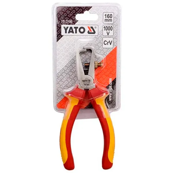 Клещи для снятия изоляции Yato YT-21160 160 мм photo 3 Клещи для снятия изоляции Yato YT-21160 160 мм photo 3
