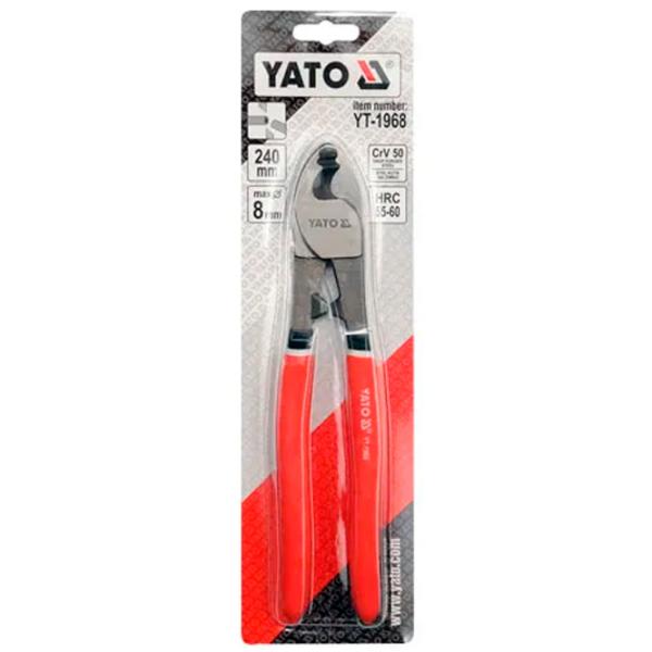 Clește cutter pentru cabluri Yato YT-1968 240 mm photo 2