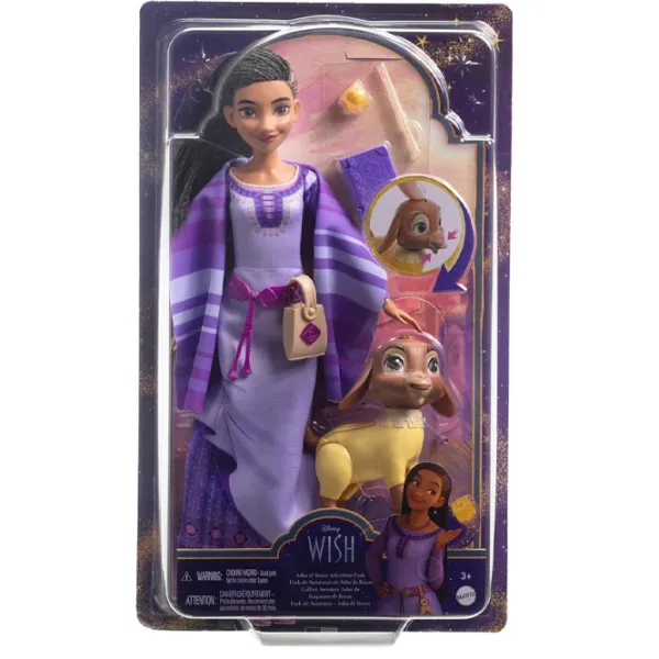 Кукла Mattel Disney Wish Asha of Rosas Posable HPX25  принцесса / 3+ photo 2 Кукла Mattel Disney Wish Asha of Rosas Posable HPX25  принцесса / 3+ photo 2