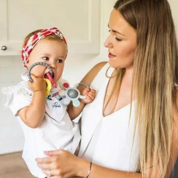 Jucărie pentru dentiție BabyOno 0486 de la 0 luni photo 2