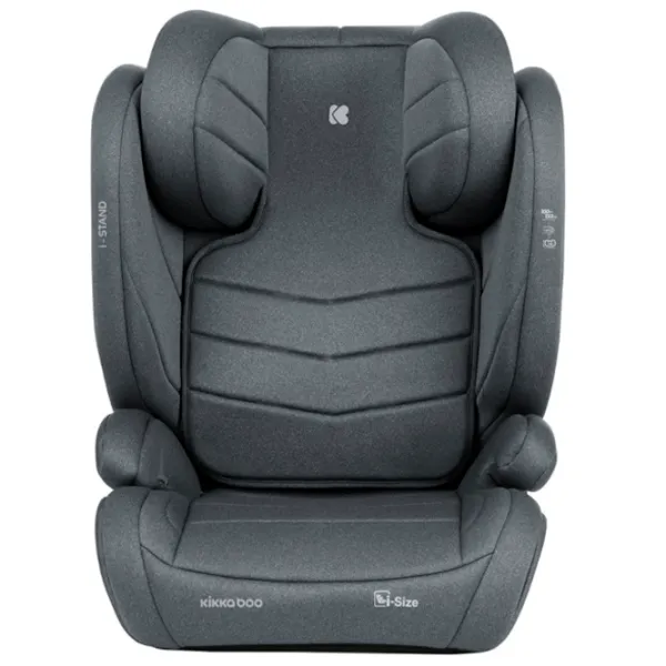 Scaun auto Kikka Boo i-Stand i-SIZE 3.5 ani - 12 ani/ 36 kg/ Gray photo 2