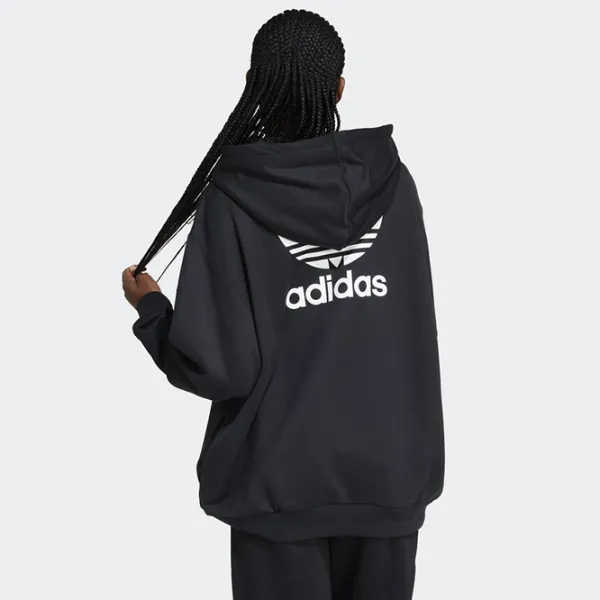 Спортивная куртка для женщин Adidas Trefoil Hoodieo XS/ Черный photo 4 Спортивная куртка для женщин Adidas Trefoil Hoodieo XS/ Черный photo 4