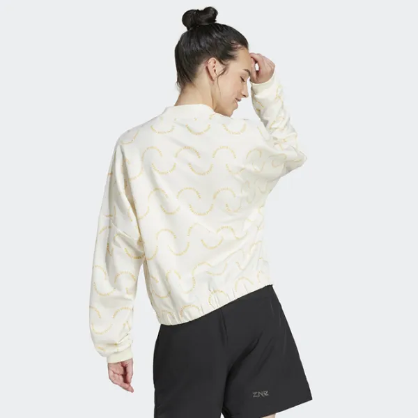 Jachetă sport pentru femei Adidas W Res Swt off XL/ White photo 3 Jachetă sport pentru femei Adidas W Res Swt off XL/ White photo 3