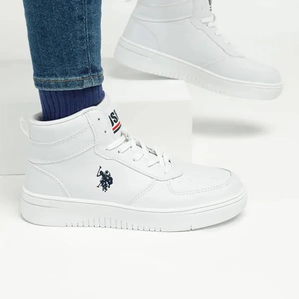 Adidași pentru femei U.S. Polo Assn. Aristo Hi Wmn 2PR Primăvară/ White photo 6